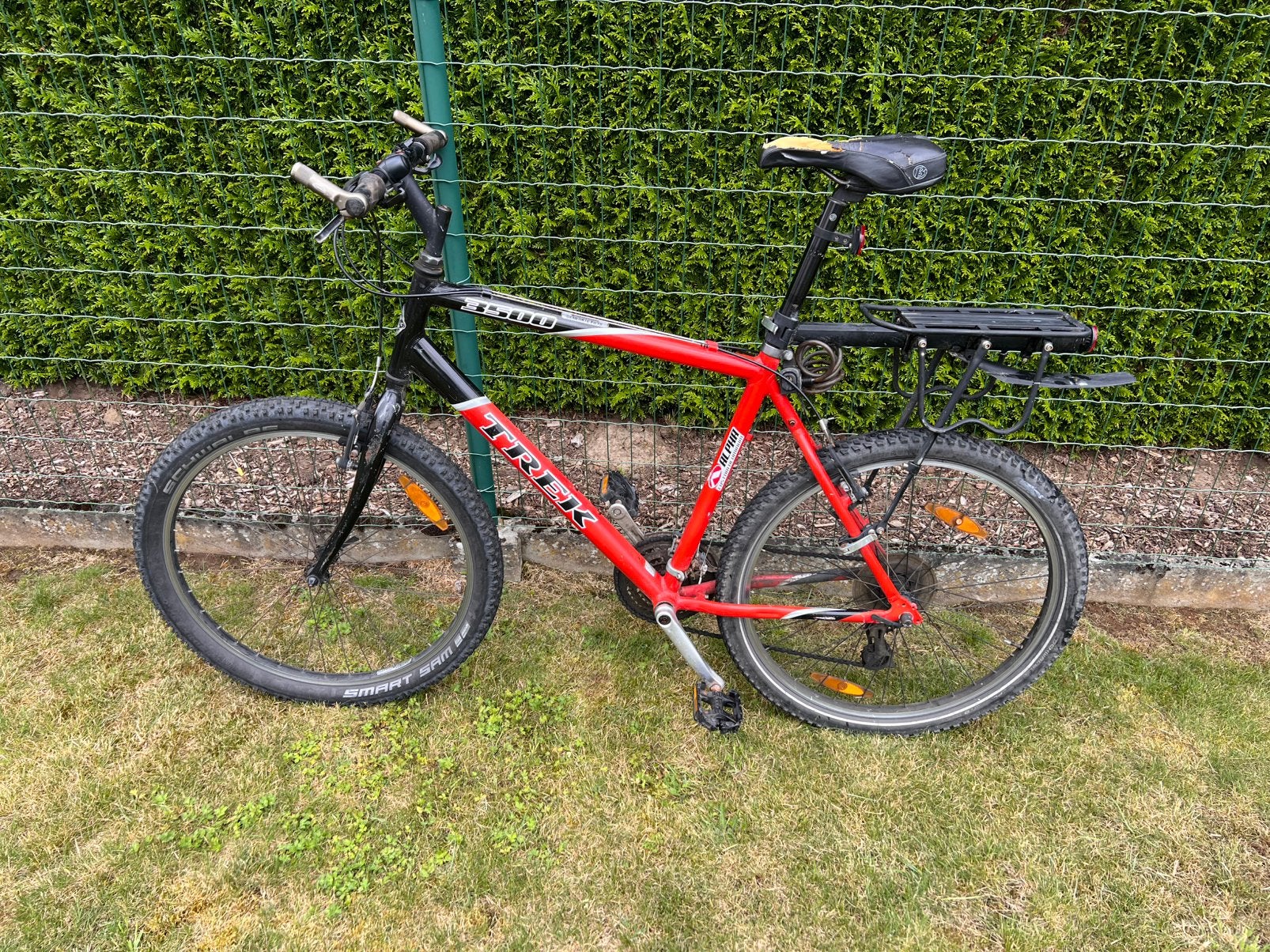 Trek 3500 mountainbike – 26 inch – met bagagedrager, Ophalen, Gebruikt, Geen vering, Trek
