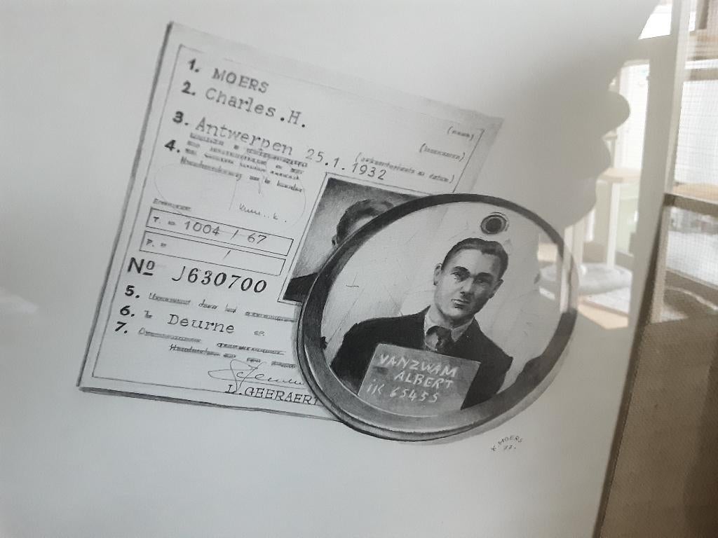Karel Moers,schilderij en tekening, Ophalen