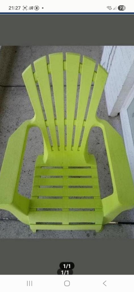 CHAISE MONOBLOC NEUVE GRAND COMFORT PRIX 10 EUR, Enlèvement