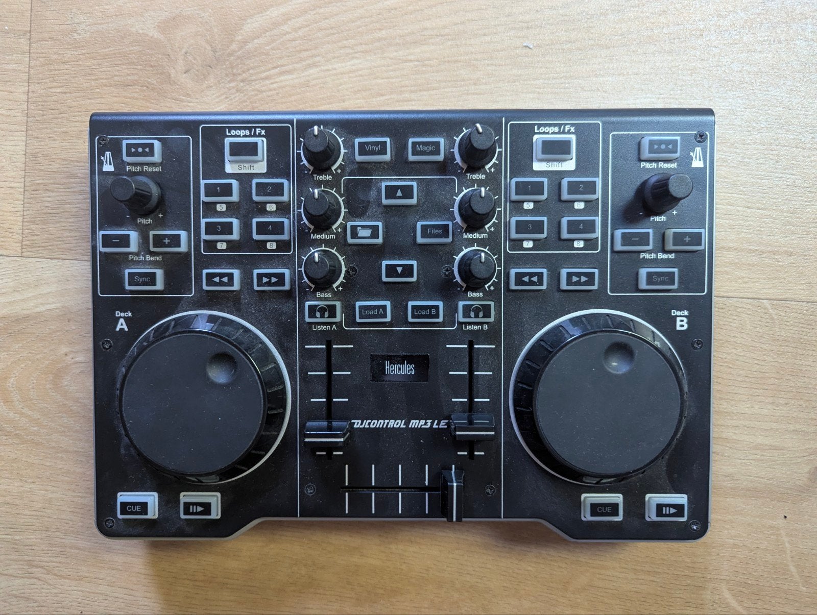 DJ-controller Hercules DJ-control MP3-LE, Ophalen of Verzenden, Zo goed als nieuw, Dj-set, Overige merken