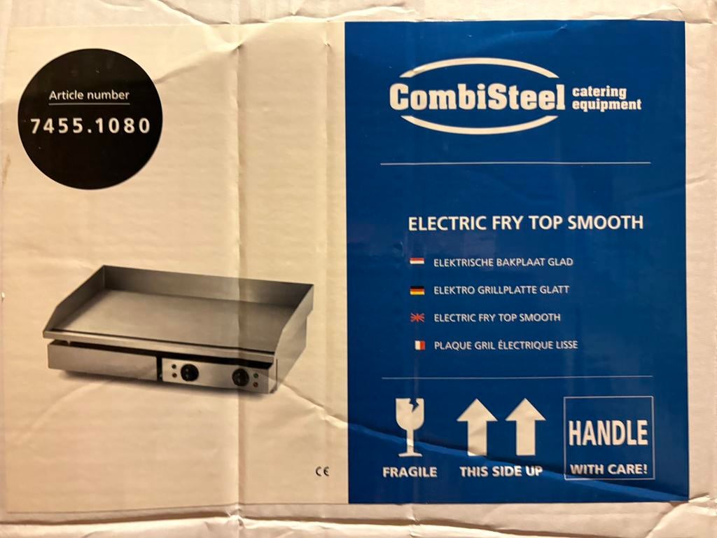 Nouv plaque de cuisson électrique profes Combisteel boîte, Enlèvement, Neuf