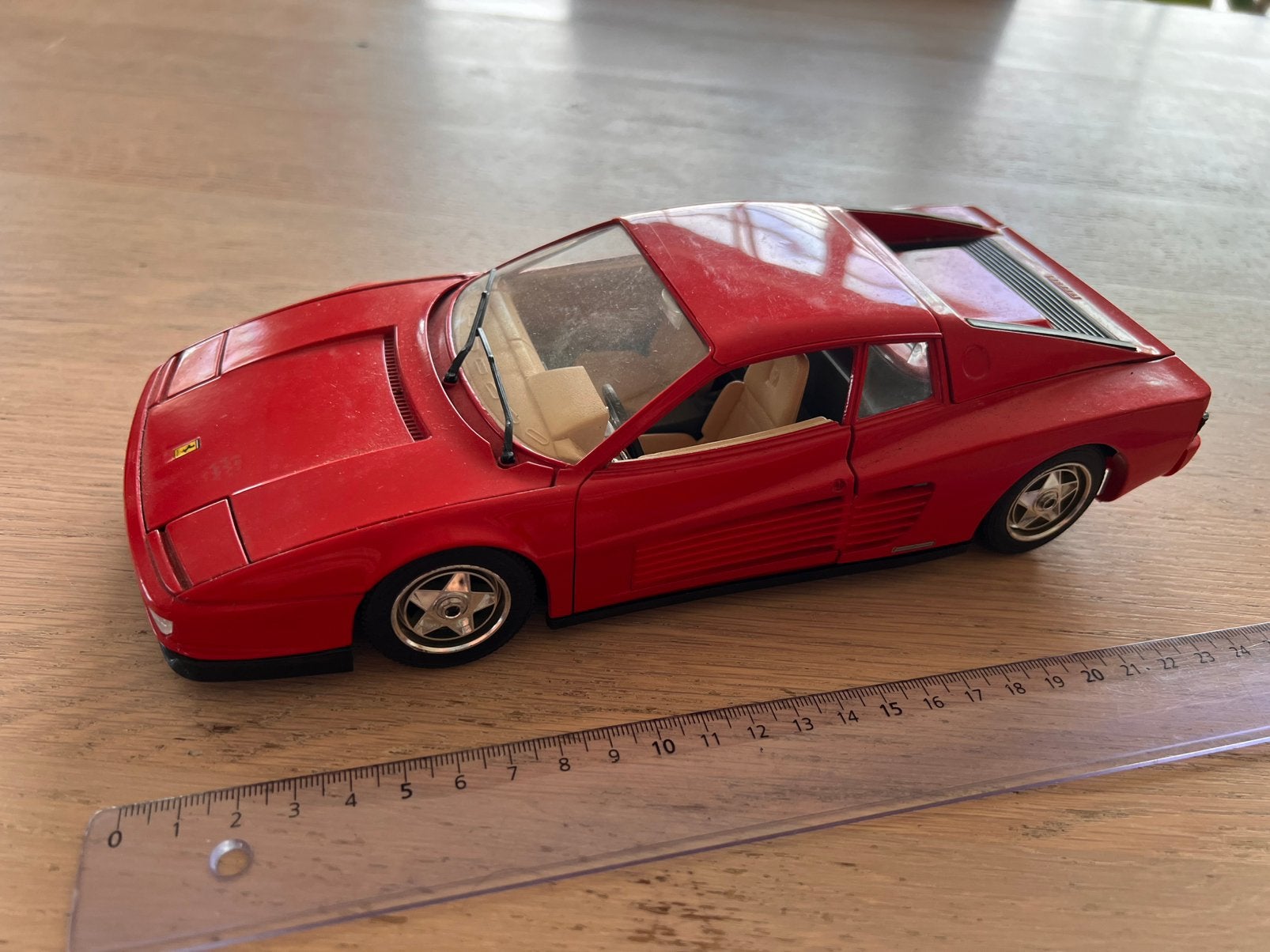 Ferrari testarossa 1984, Enlèvement ou Envoi, Comme neuf, Burago