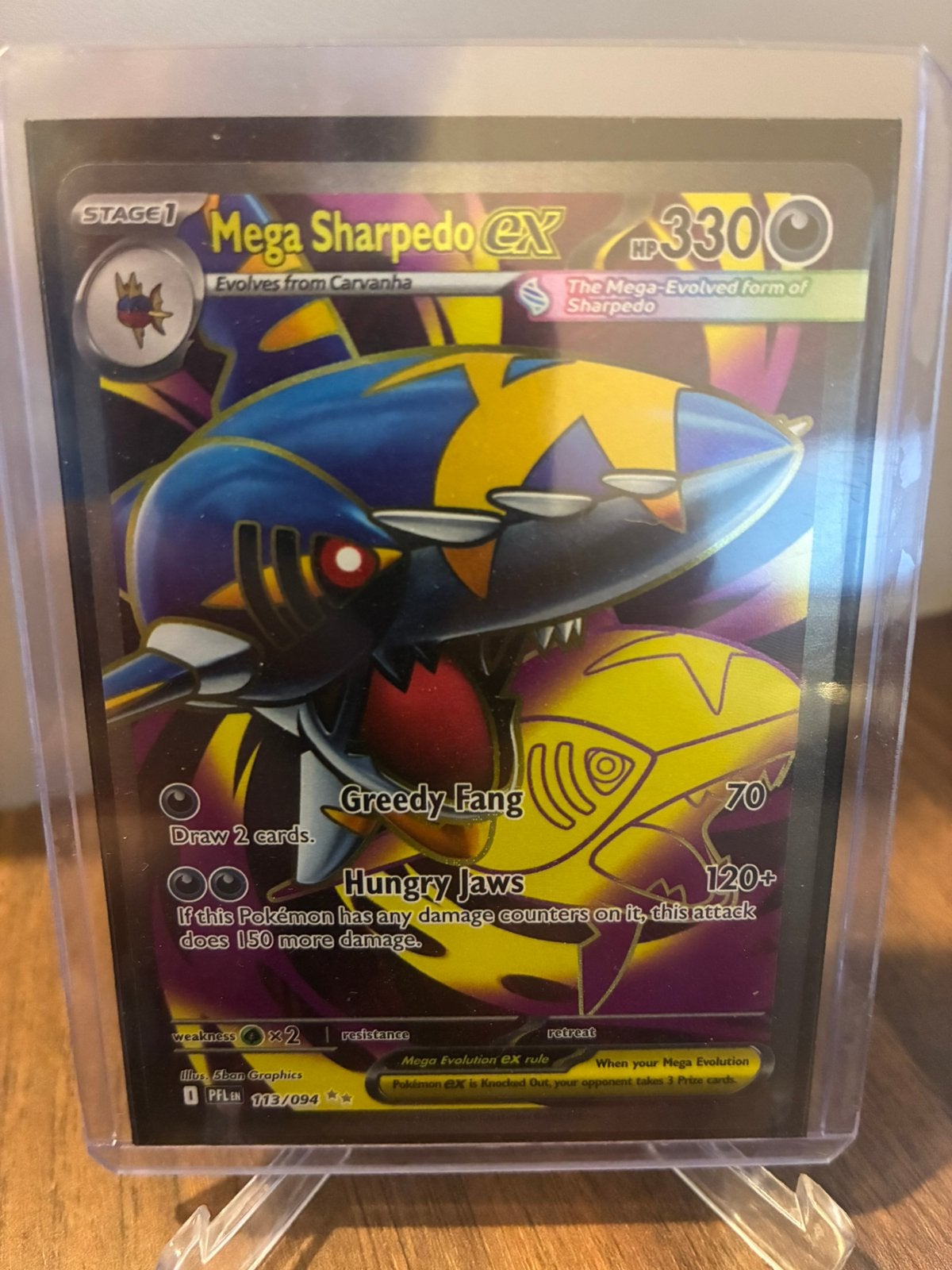 Pokemon mega sharpedo ex phantasmal flames, Enlèvement ou Envoi, Comme neuf, Booster