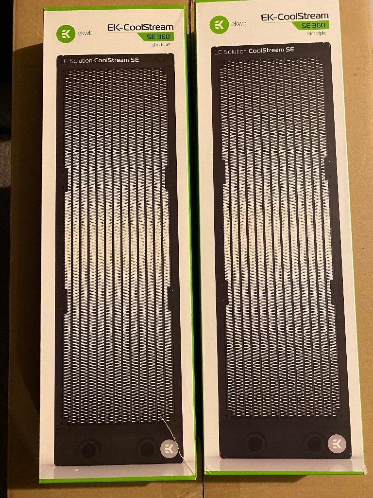 EK coolstream SE 360 radiators 2 STUKS, Informatique & Logiciels, Enlèvement ou Envoi, Neuf, Refroidisseur ordinateur à eau