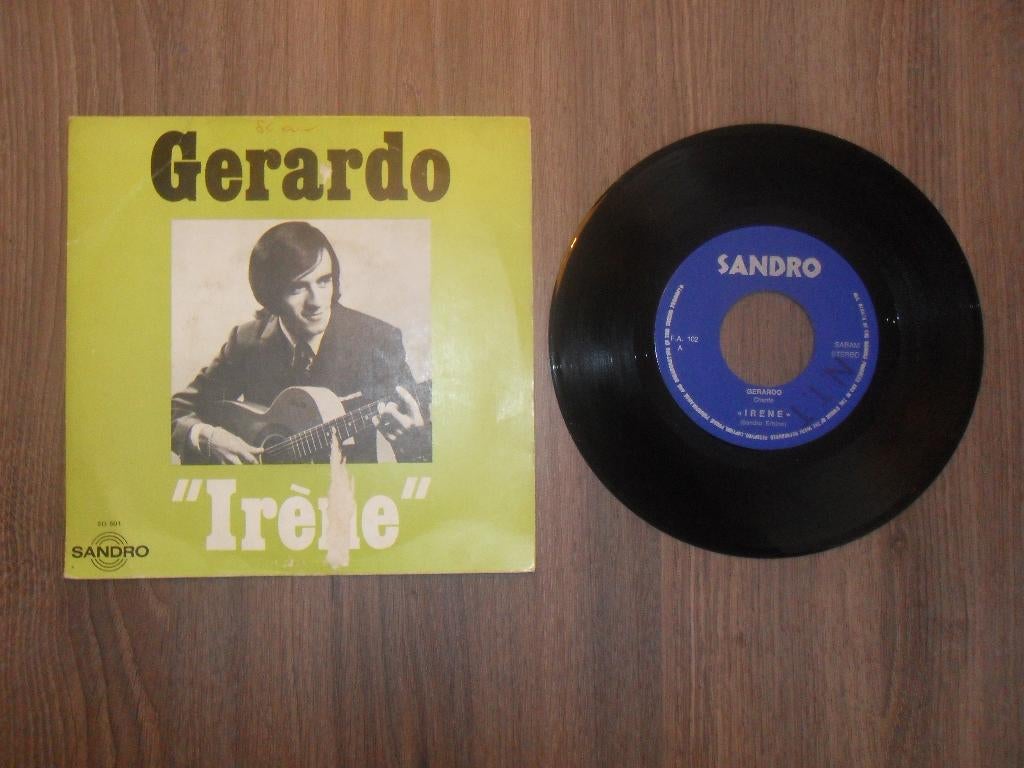 Gerardo - Irène, Cd's en Dvd's, Vinyl | Nederlandstalig, Ophalen of Verzenden, Gebruikt, 7 inch, Levenslied of Smartlap