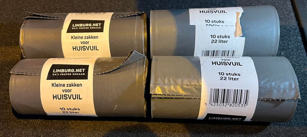 Huisvuilzakken 22 l limburgnet, 20 tot 30 liter, Ophalen of Verzenden, Nieuw