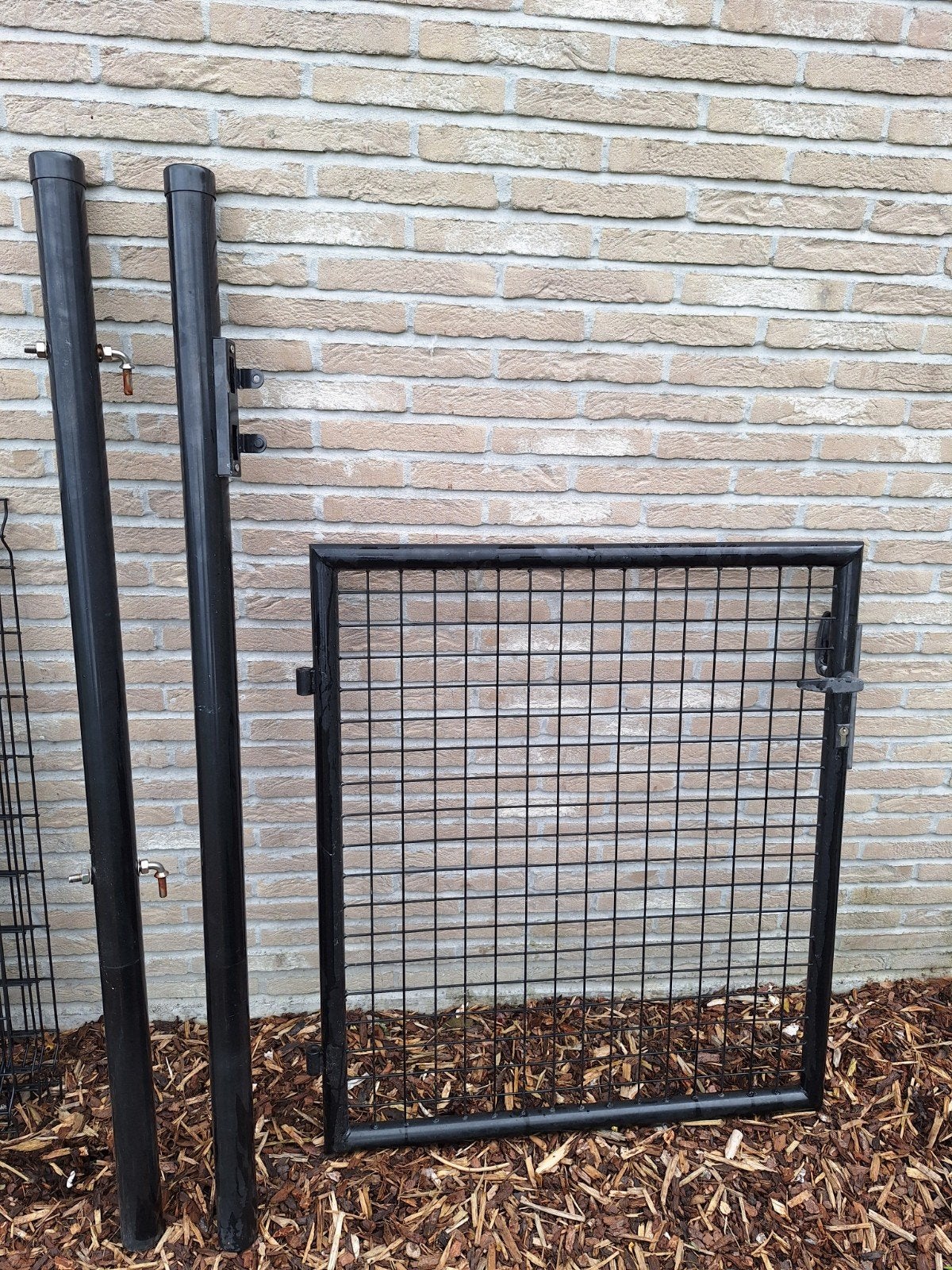Zwarte tuinpoort 100x100 cm, Tuin en Terras, Ophalen, Zo goed als nieuw, Aluminium