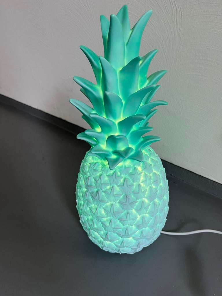 Lamp (nacht en/of decoratie) vorm van een ananas- h 35 cm, Ophalen, Zo goed als nieuw
