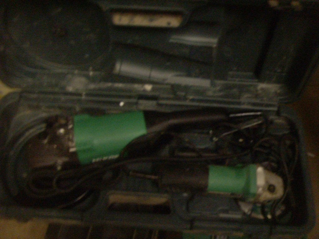 haakse slijpmachine, Ophalen