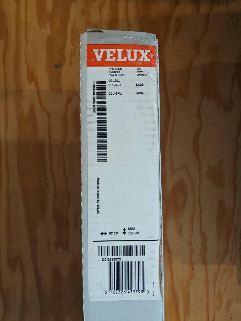 Velux DML SK06 1100E Elektrisch verduisterend rolgordijn, Ophalen, Overige materialen, Rolgordijn, Nieuw