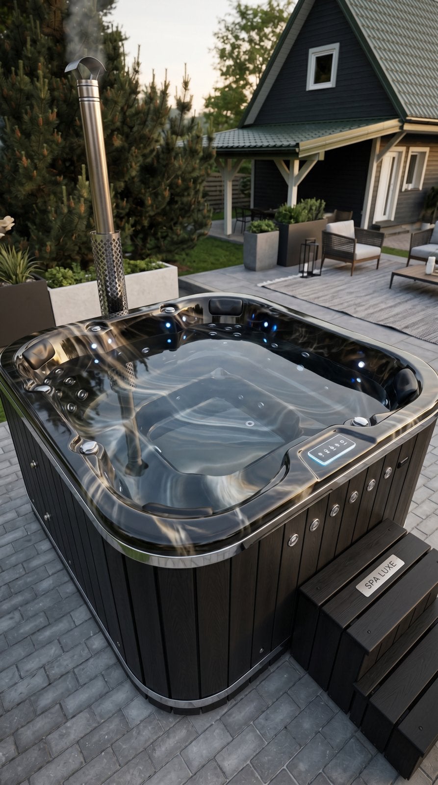 Hot Tub 204  204 cm – ACRYL | WHIRLPOOL | HOTTUB | TUIN, Ophalen, Nieuw