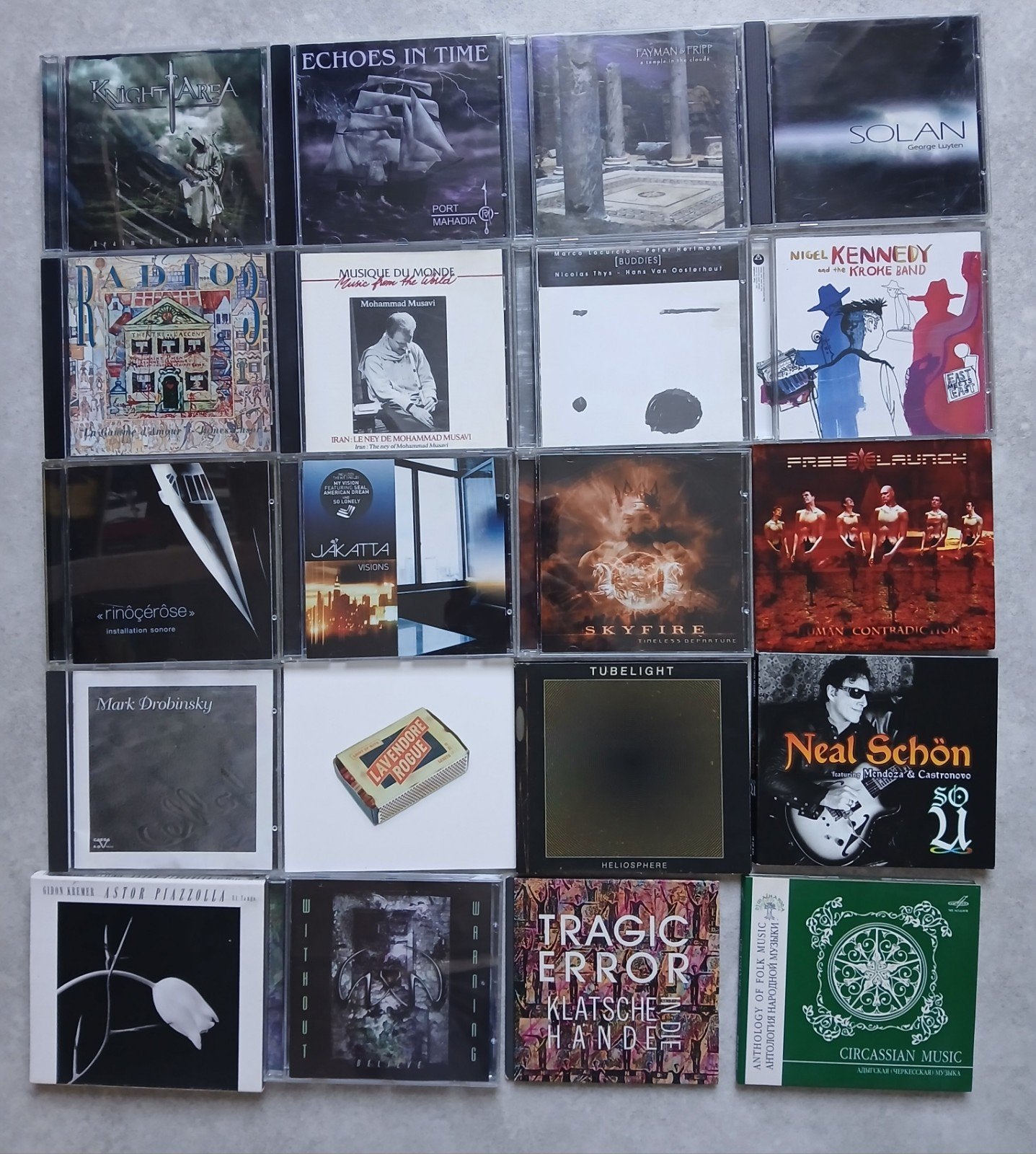 38 cd's rock, prog, fusion, electro, Cd's en Dvd's, Verzenden, Gebruikt, Album