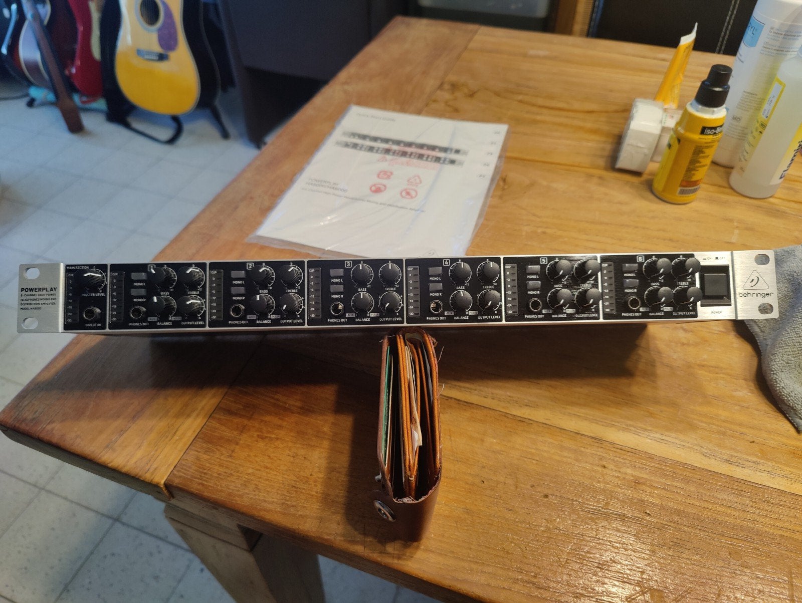 6 channel headphone amp, Enlèvement