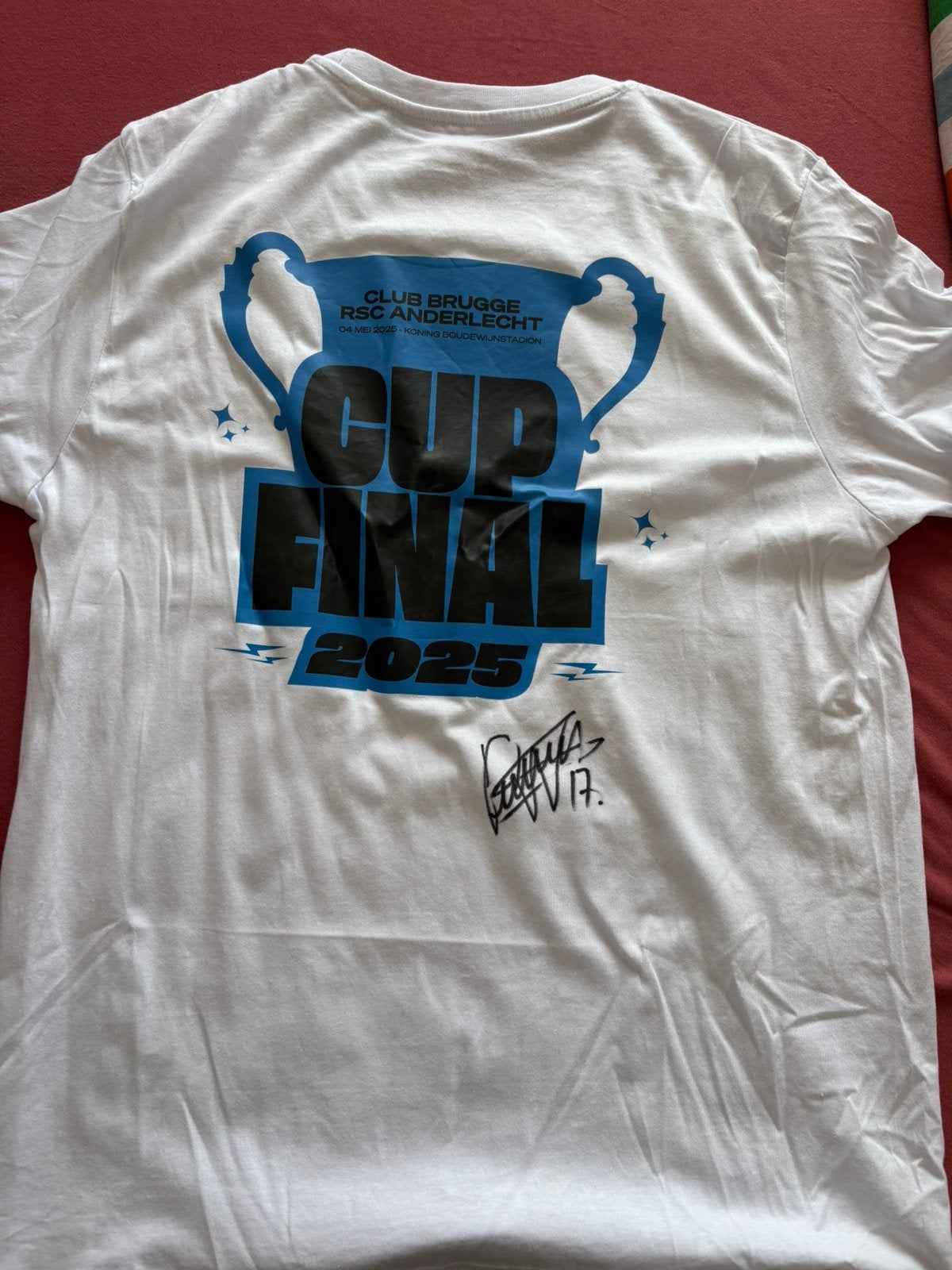 Gesigneerd shirt van romeo vermant, Kleding | Heren, T-shirts, Ophalen of Verzenden, Zo goed als nieuw