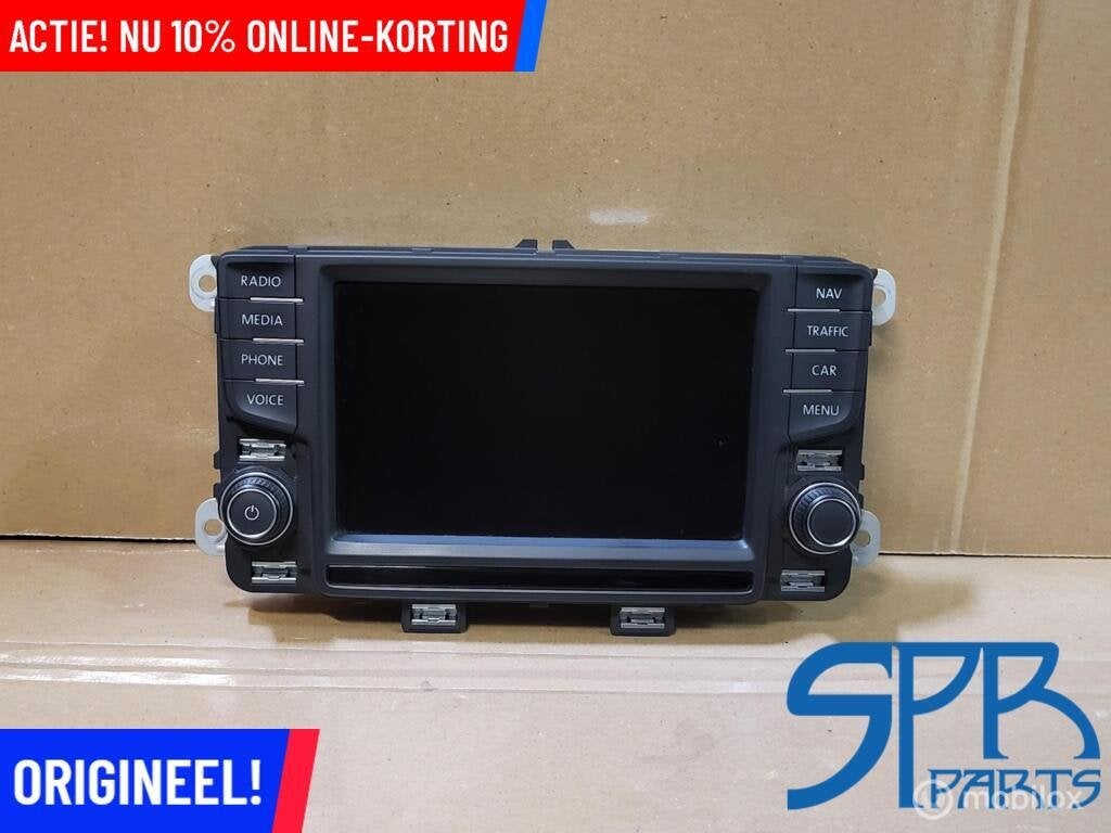 ORIGINEEL NAVIGATIE DISPLAY SCHERM VW POLO 6C 6.5 INCH BEELD, Gebruikt, VOLKSWAGEN, Volkswagen, Ophalen of Verzenden