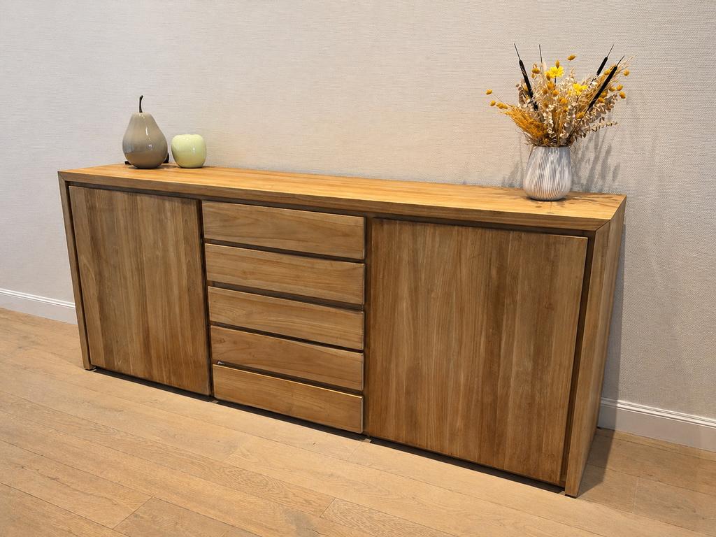 Teak Dressoir, Ophalen, Zo goed als nieuw