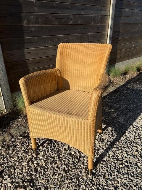 Rieten castle loom stoelen (2), Huis en Inrichting, Stoelen, Ophalen, Gebruikt, Twee, Bruin