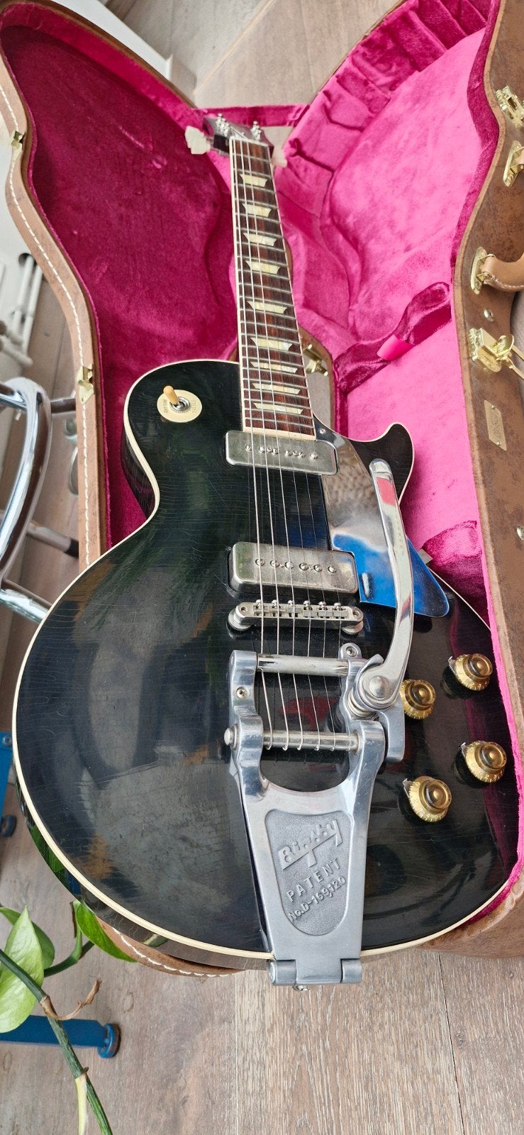 Gibson R6 Custom Shop, M2M vieilli. Vieux noir, Musique & Instruments, Enlèvement, Gibson