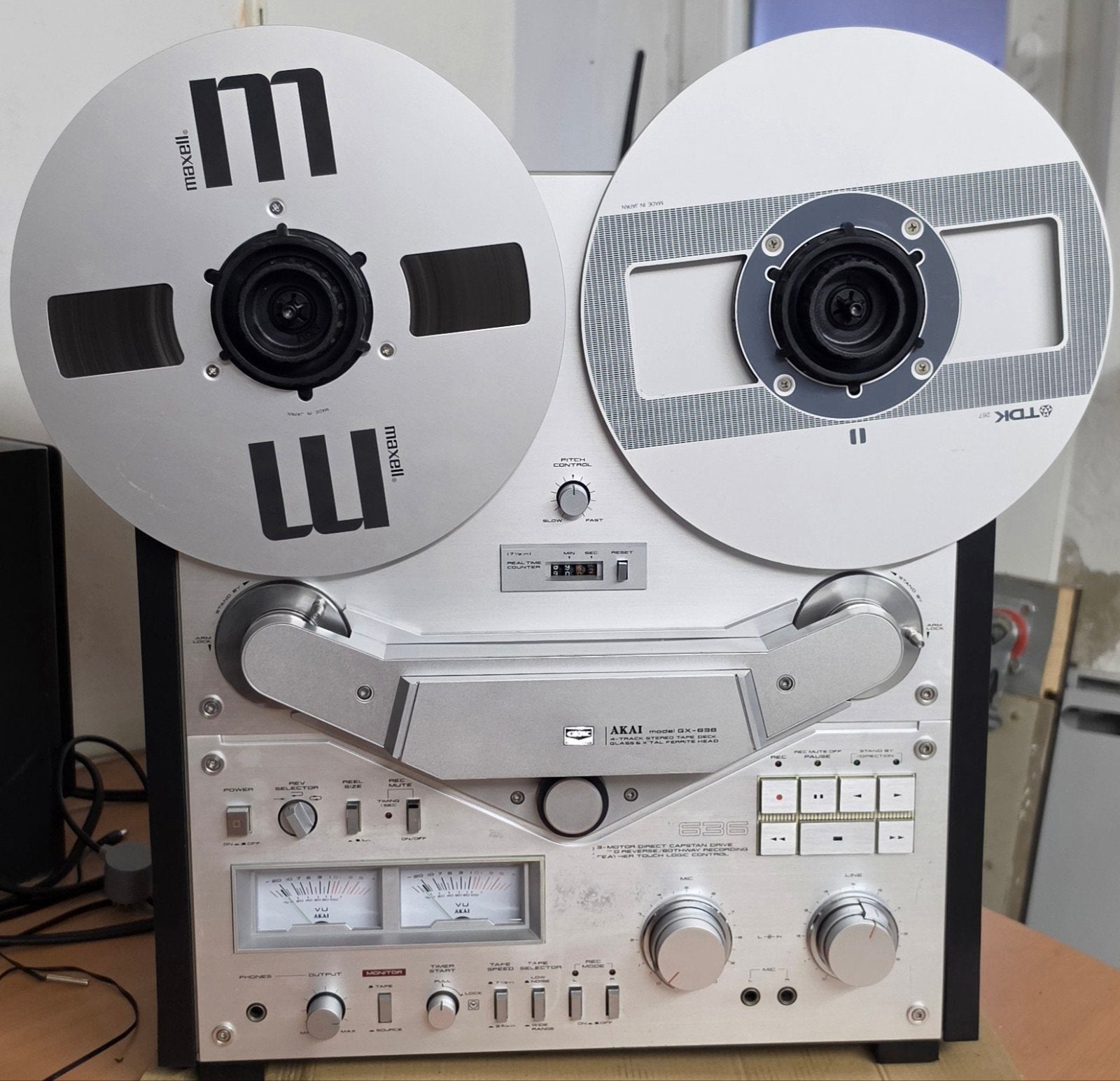 akai gx636 magnétophone à bobine bande magnétique akai, Ophalen, Bandrecorder