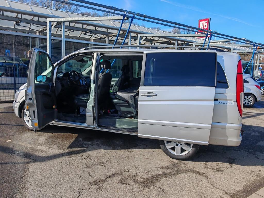 Mercedes Viano V6 3.0CDI 2006, Autos, Cuir, Argent ou Gris, Achat, Intérieur cuir