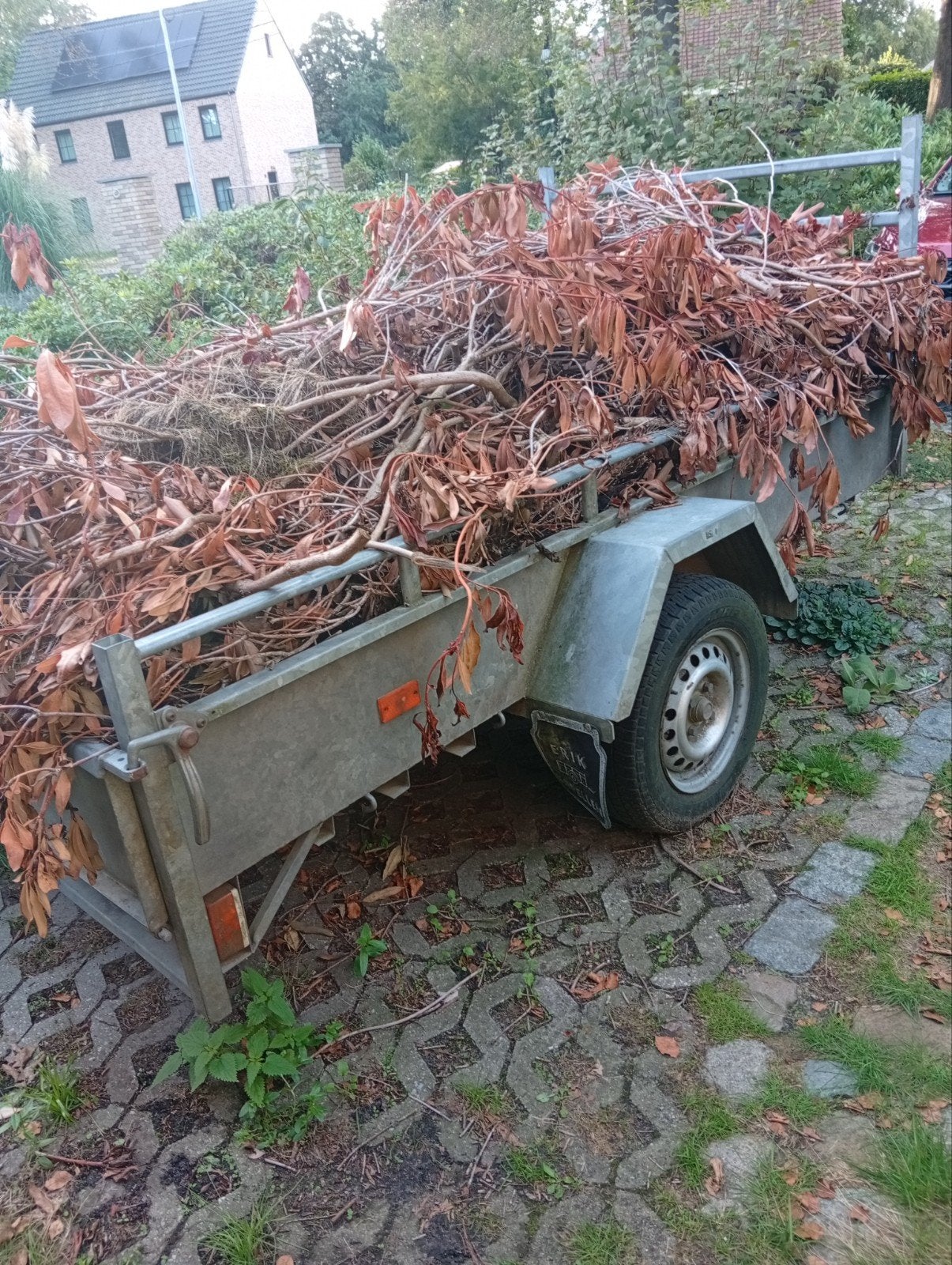 aanhangwagen van het merk Erik . 2.50 m x 1.32 m, Auto diversen, Ophalen, Zo goed als nieuw