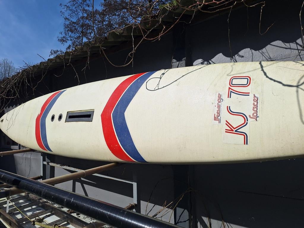 Komplete windsurfset, GRATIS, Watersport en Boten, Windsurfen, Ophalen, 300 cm of meer, Met vin(nen), Complete set