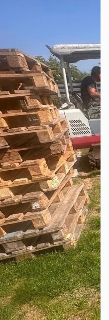 Euro palletten, Doe-het-zelf en Bouw, Ophalen, Zo goed als nieuw, Pallet