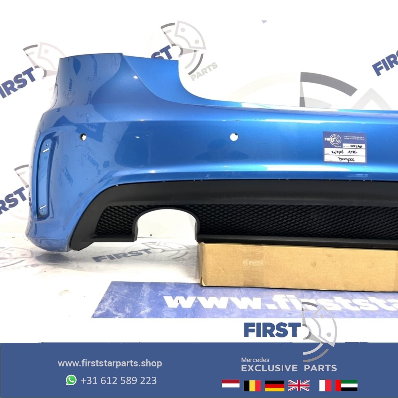 W176 AMG ACHTERBUMPER Mercedes A KLASSE 2012-2016 ex DIFFUSE, Gebruikt, -, Ophalen of Verzenden, Achter