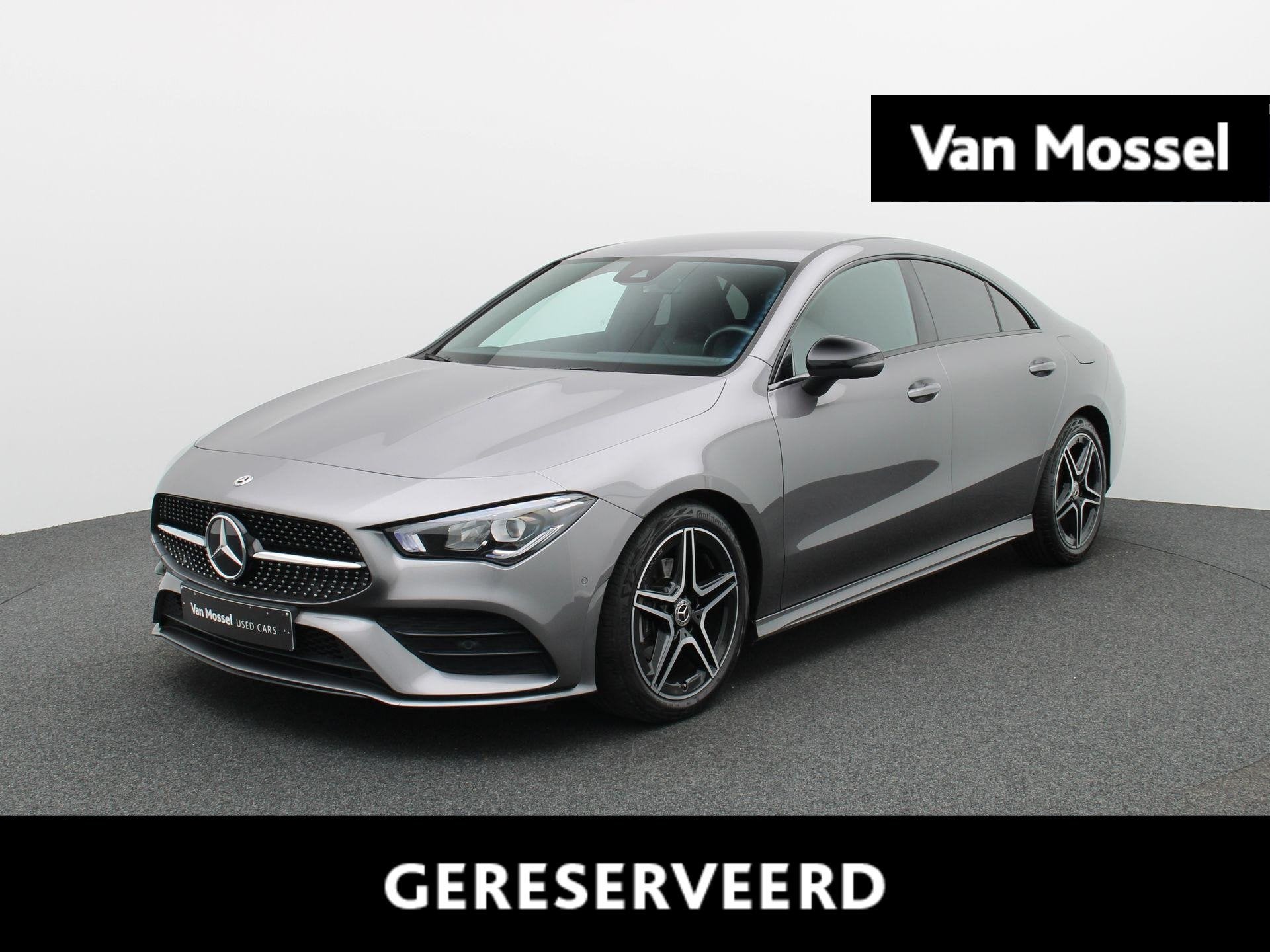 Mercedes-Benz CLA 180 AMG LINE + LEDER + NIGHTPAKKET + CAMER, Stof, Gebruikt, 4 cilinders, Automatische klimaatregeling