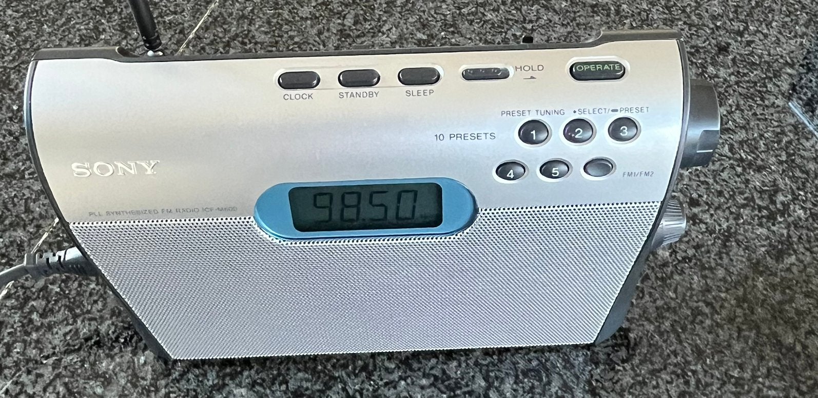 Sony wekkerradio, Ophalen of Verzenden, Zo goed als nieuw