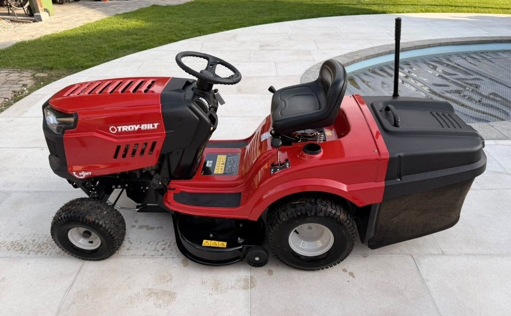 Troy-Bilt Pony 92T-R zitmaaier – max. 5x gebruikt – garantie, Troy bilt, Comme neuf, Enlèvement, Démarrage électrique