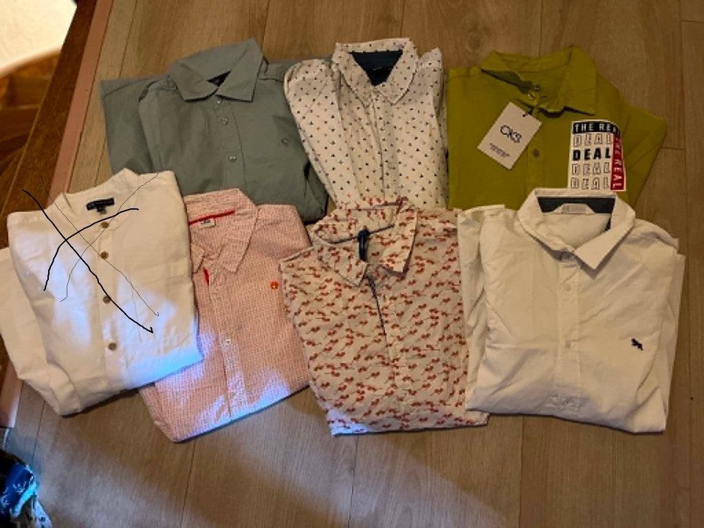6 hemdjes jongens cks le chic enz 164, Enfants & Bébés, Vêtements enfant | Taille 164, Enlèvement ou Envoi, Comme neuf, Garçon