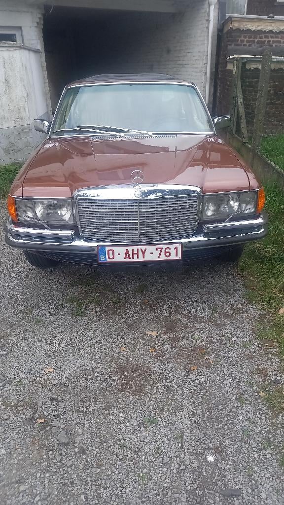 MERCEDES W116 350 SE 1979, Autos, Achat, Automatique, Particulier, Cuir synthéthique
