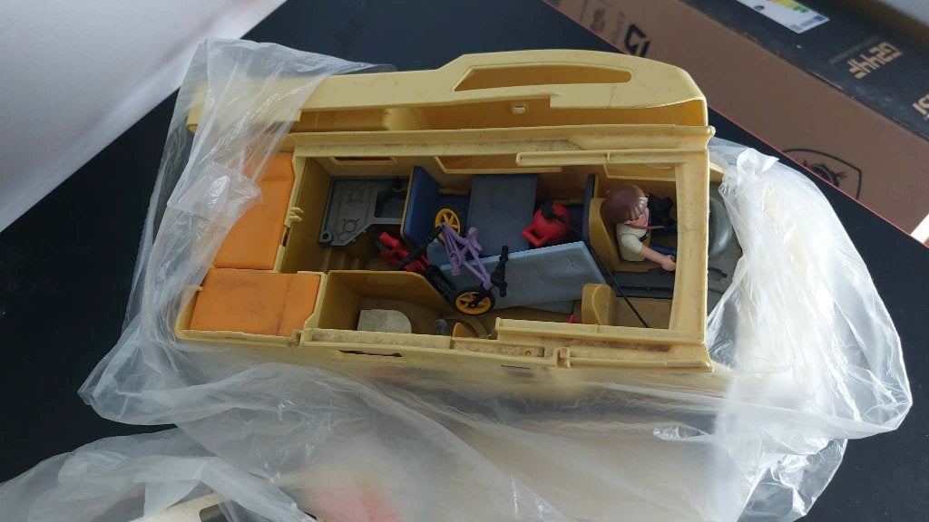 Lot Ambulance, camion poubelle et camping car Playmobil, Enlèvement