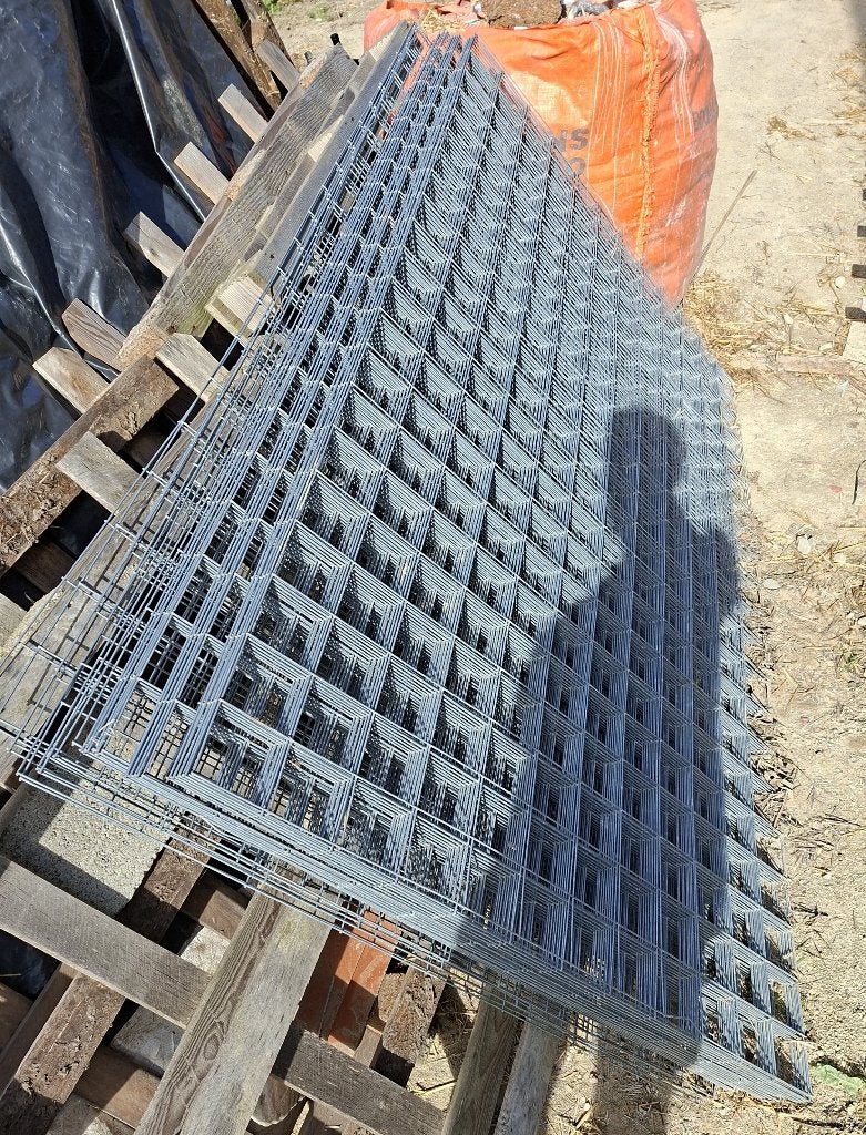 41 krimpnetten 1,20 x 2,10m (10x10cm); vloerverwarming/chape, Ophalen, Nieuw, Overige typen
