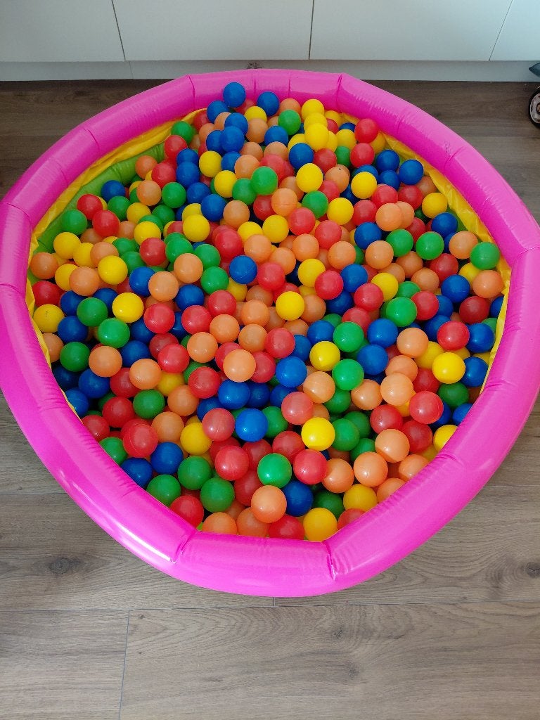 Ballenbad met 850 ballen, Kinderen en Baby's, Speelgoed | Buiten | Los speelgoed, Ophalen, Gebruikt