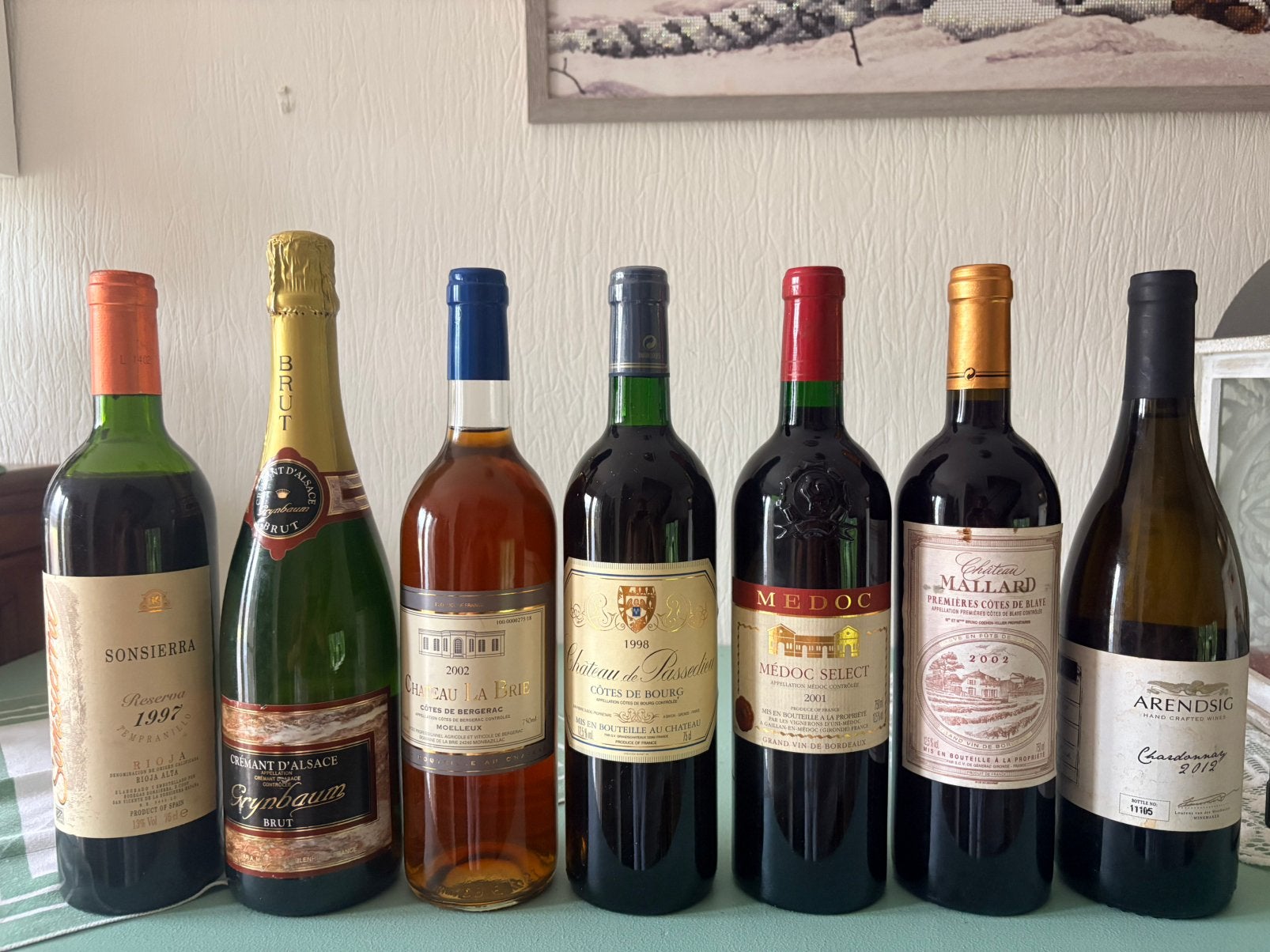 Exclusieve wijncollectie – per fles verkrijgbaar, Ophalen of Verzenden, Zo goed als nieuw