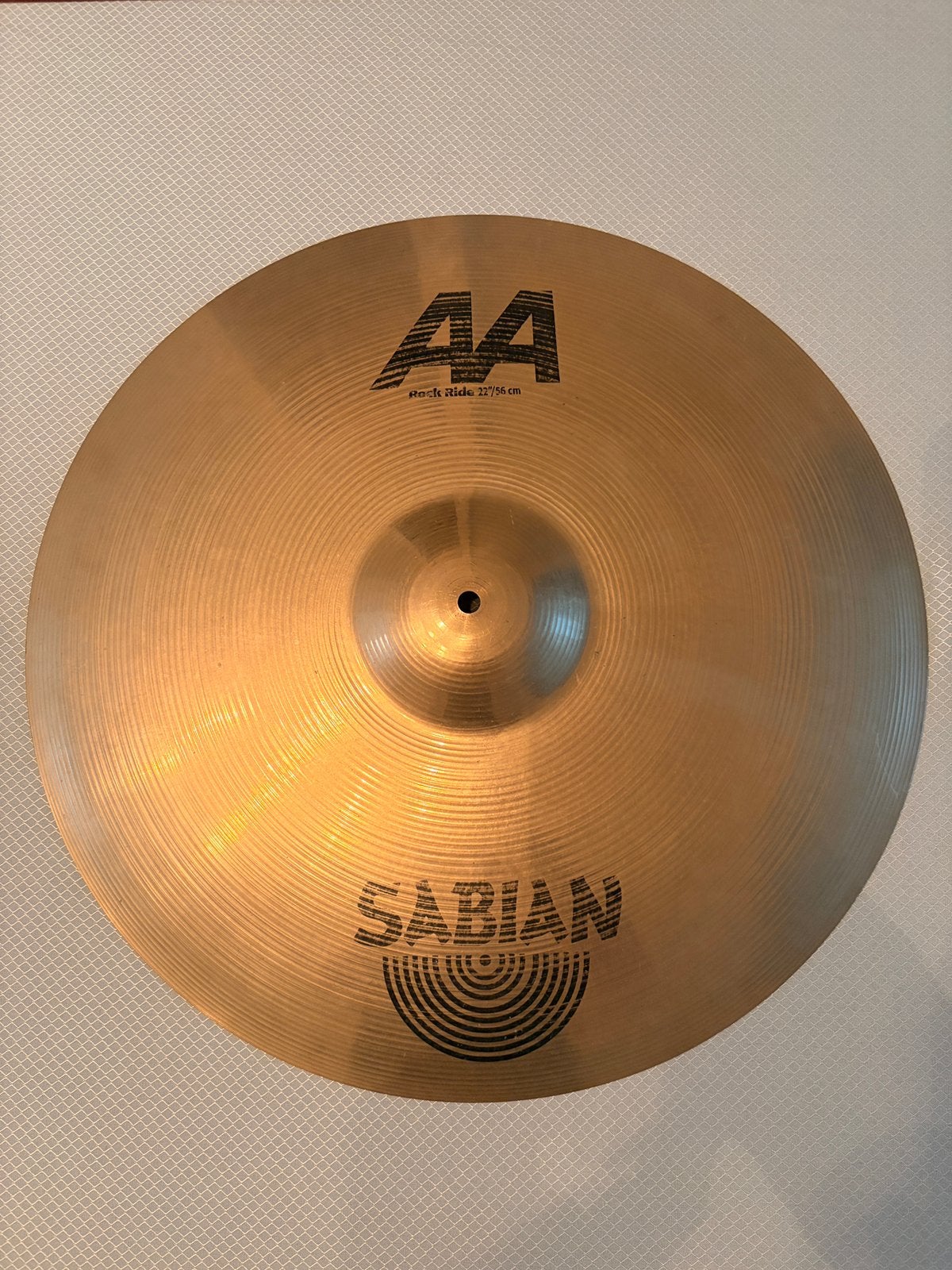 Cymbaal Sabian Rock Ride 22”, Musique & Instruments, Batteries & Percussions, Enlèvement, Utilisé, Autres marques