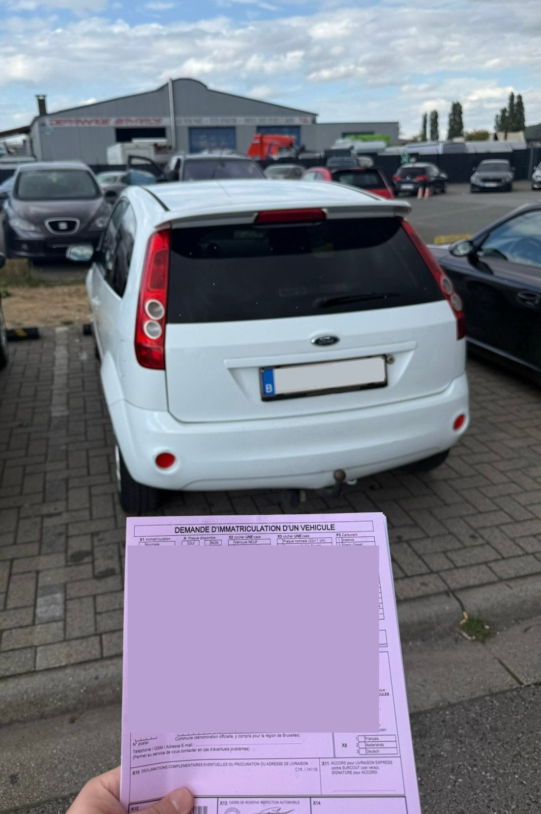 Prête à immatriculer Ford Fiesta 1.4 Diesel, Auto's, Ford, Voorwielaandrijving, Stof, 50 kW, 4 cilinders