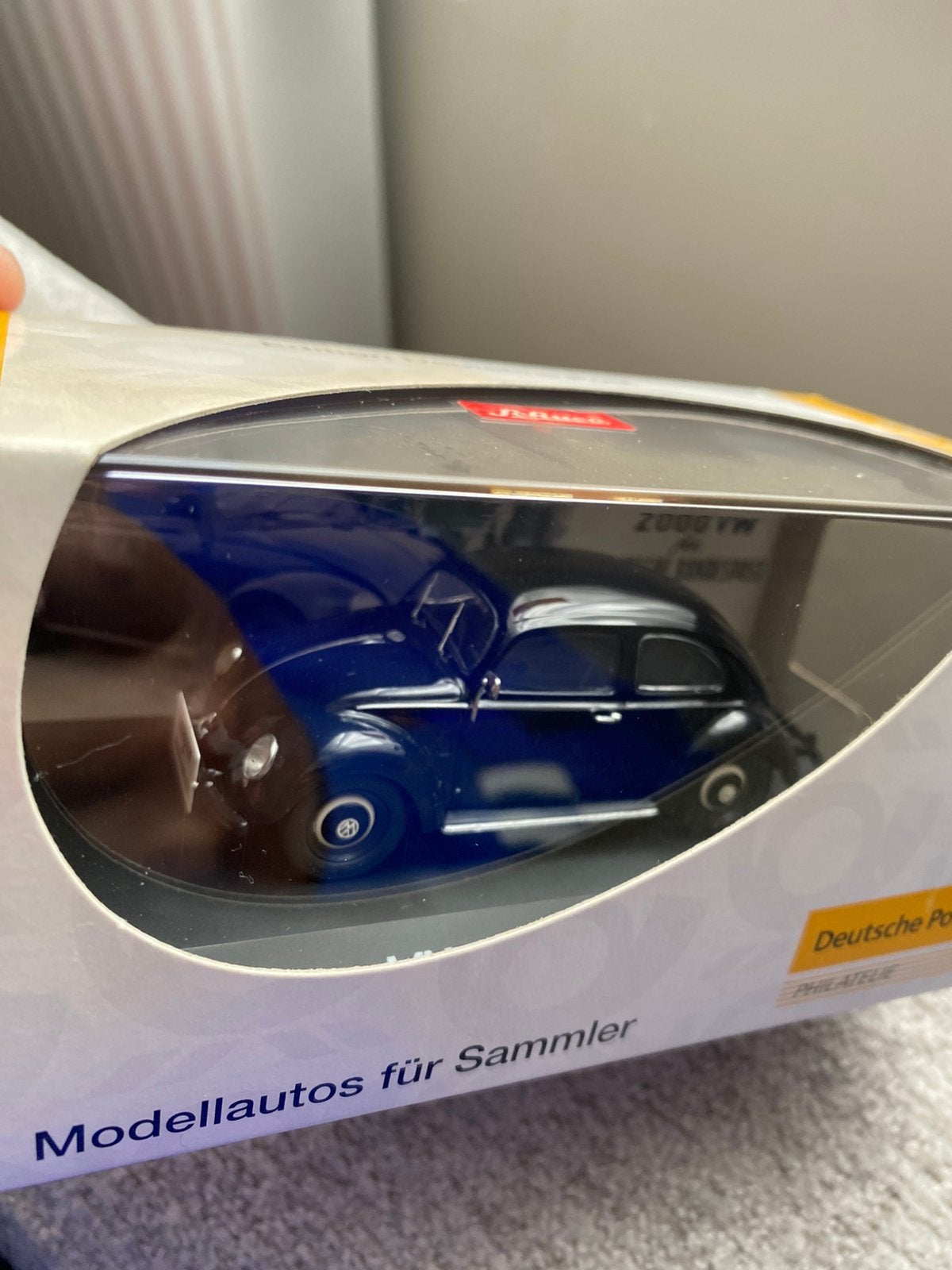 VW Beetle Deutsche Post Schuco 1:43, Hobby en Vrije tijd, Modelbouw | Auto's en Voertuigen, Ophalen of Verzenden, Zo goed als nieuw