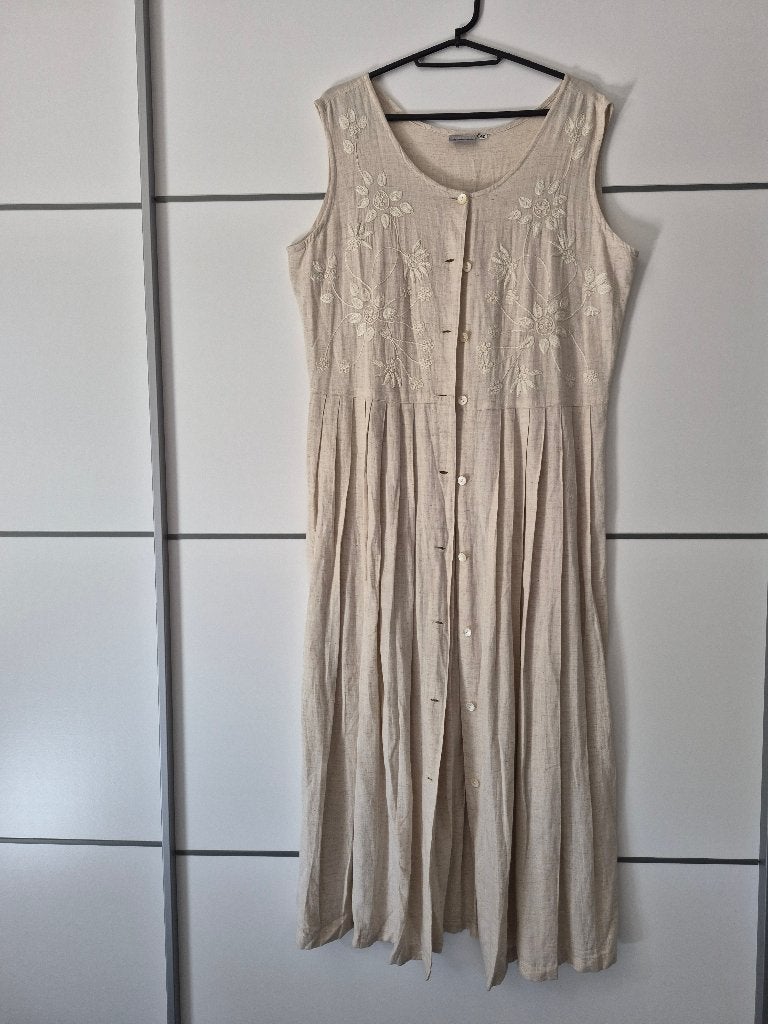 Longue robe, Maat 42/44 (L), Ophalen of Verzenden, Zo goed als nieuw, Onder de knie