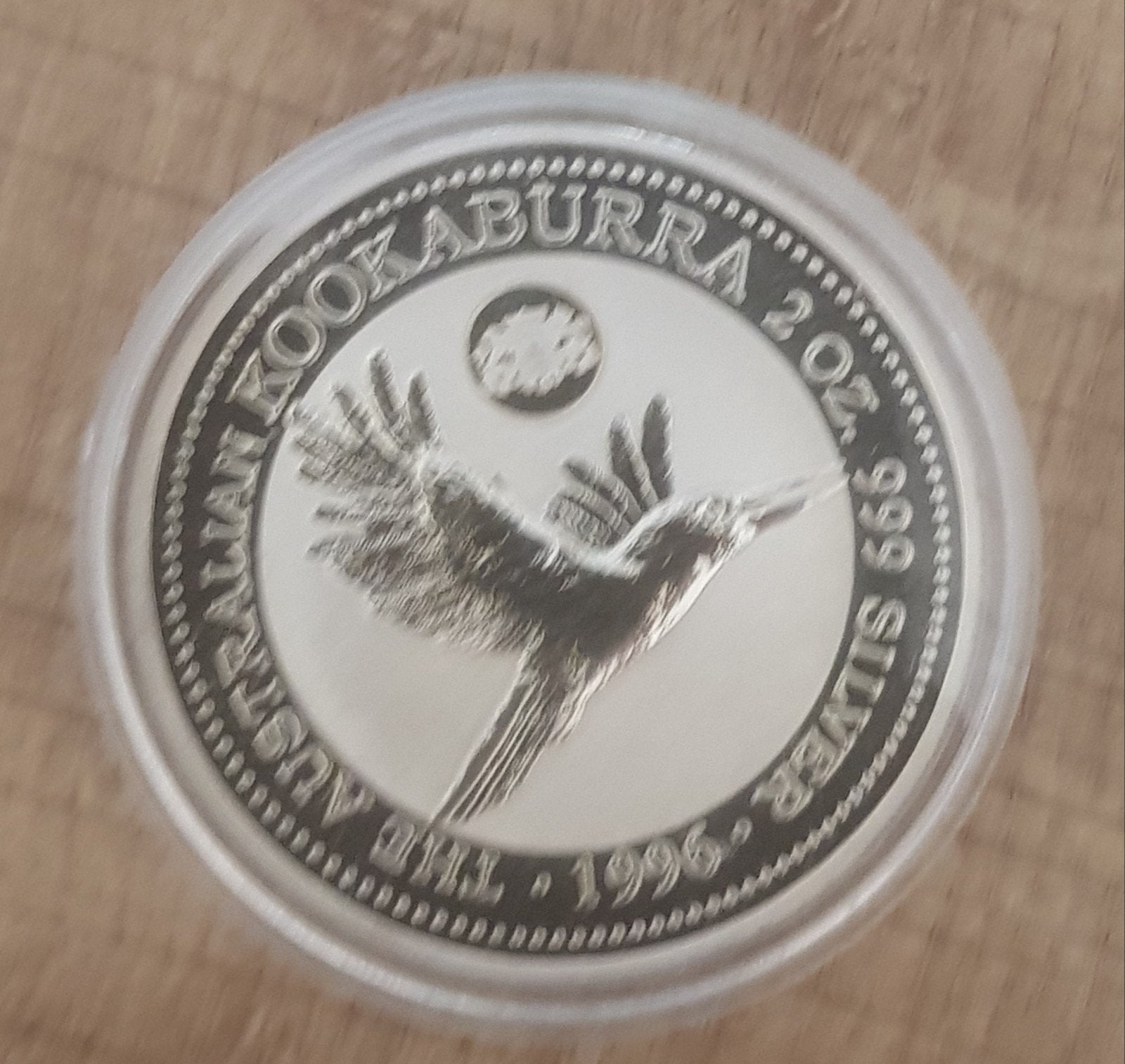Kookaburra 1996, édition privée. 2 oz d'argent., Enlèvement ou Envoi, Argent