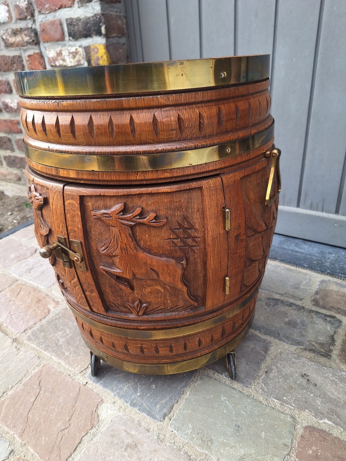 Tonneau bar en bois, Huis en Inrichting, Barren, Ophalen