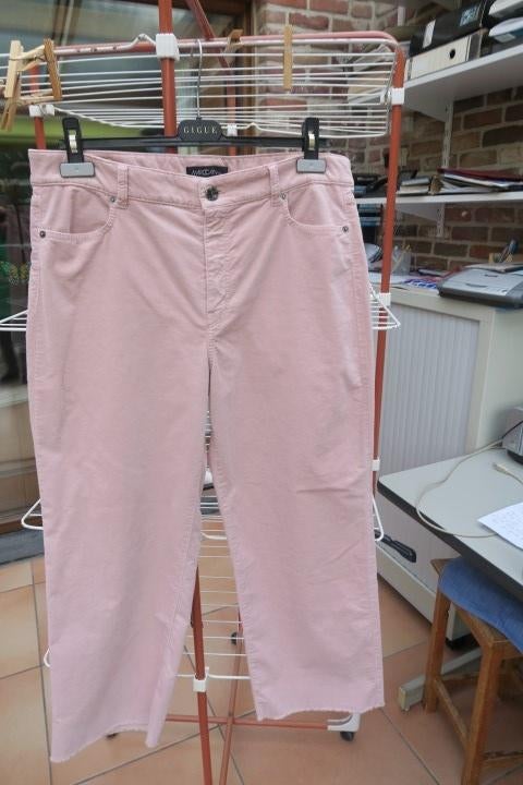 Broek nieuw roze velvet Marccain mt 5, Kleding | Dames, Maat 42/44 (L), Nieuw, Ophalen of Verzenden, Roze