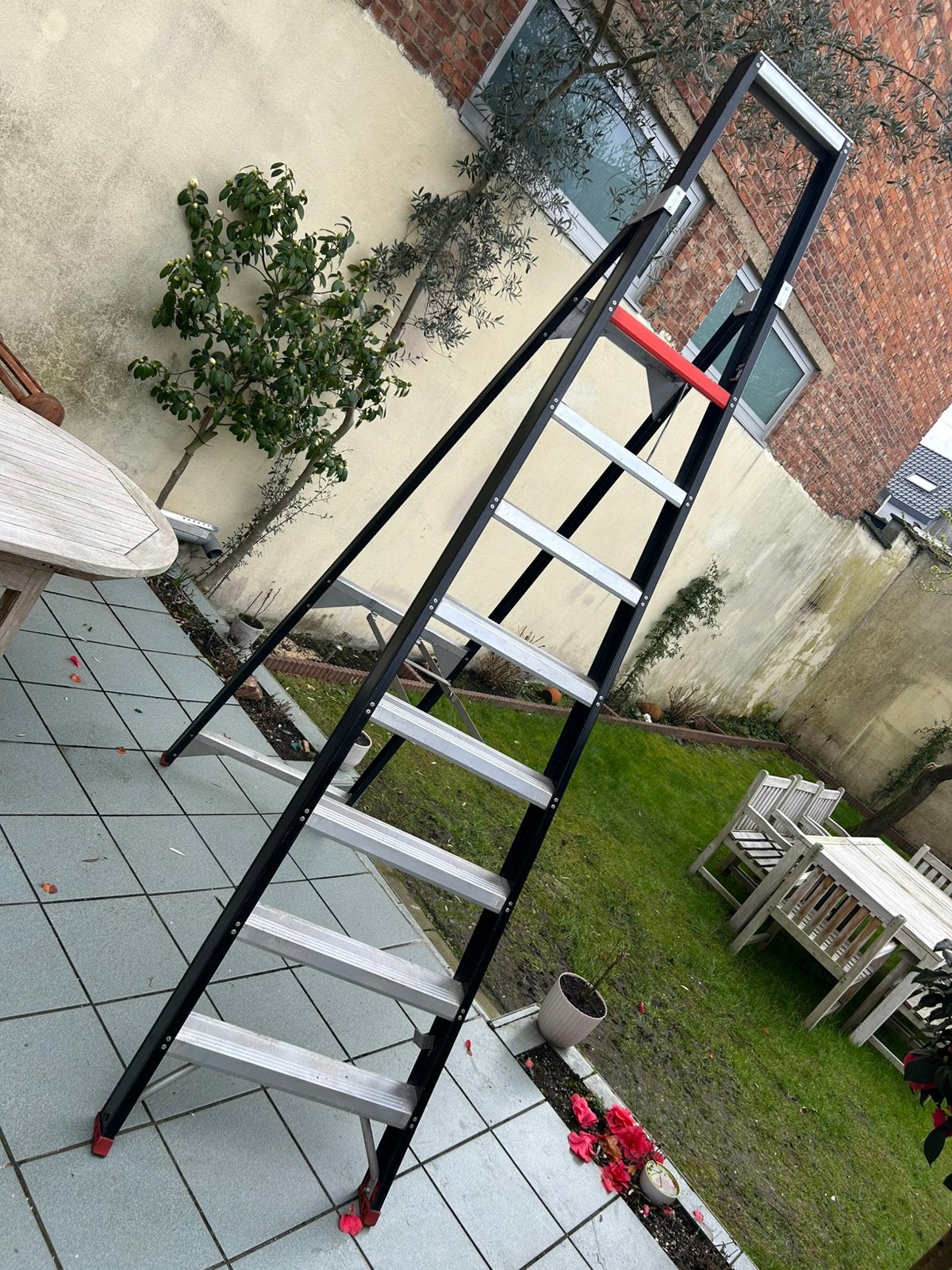 Altrex Taurus ladder + Altrex trapladder, Doe-het-zelf en Bouw, Ophalen, Zo goed als nieuw, Ladder