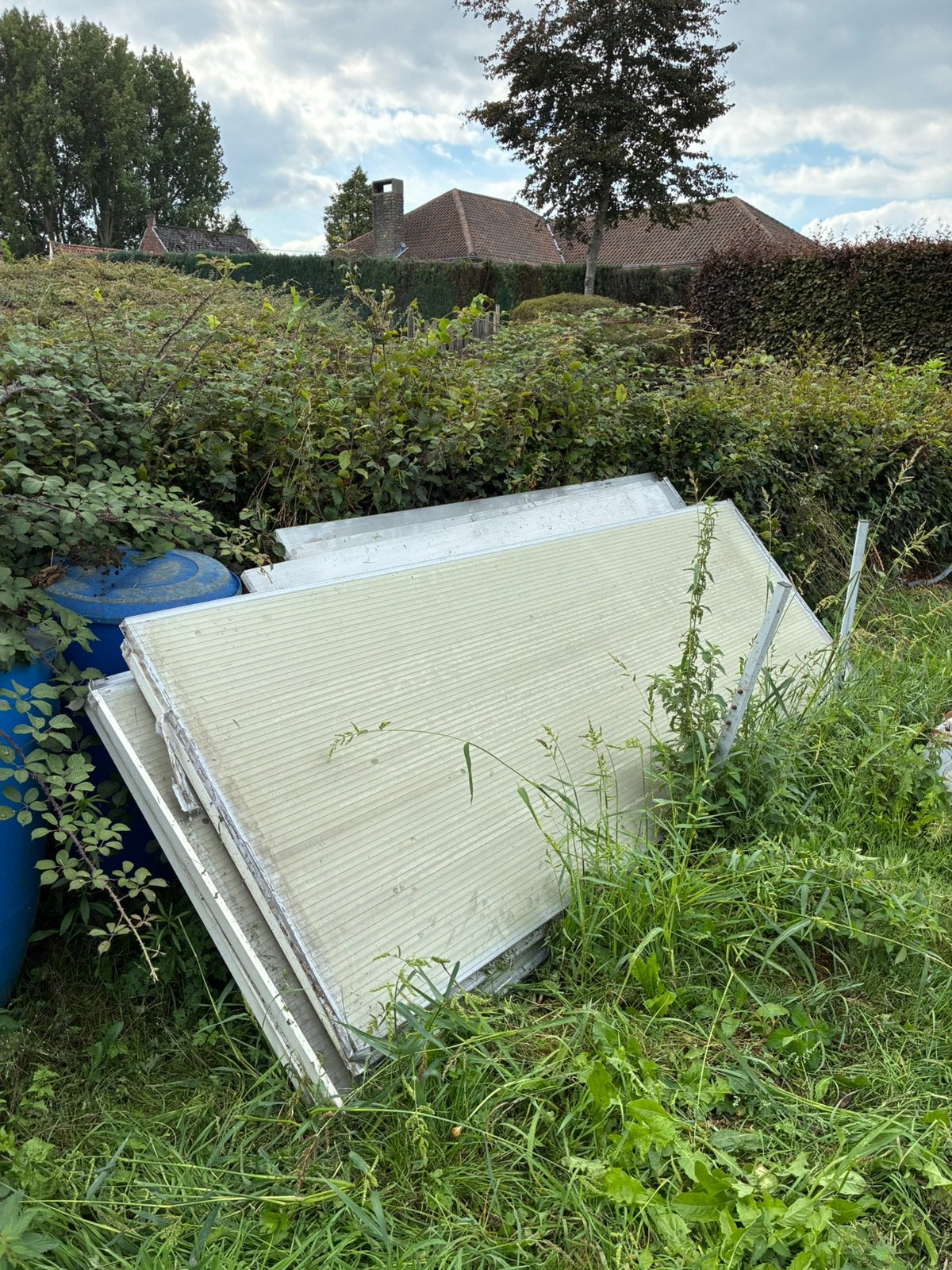 Verandaplaten, Doe-het-zelf en Bouw, Kunststof, Gebruikt, Overige kleuren, 15 m² of meer