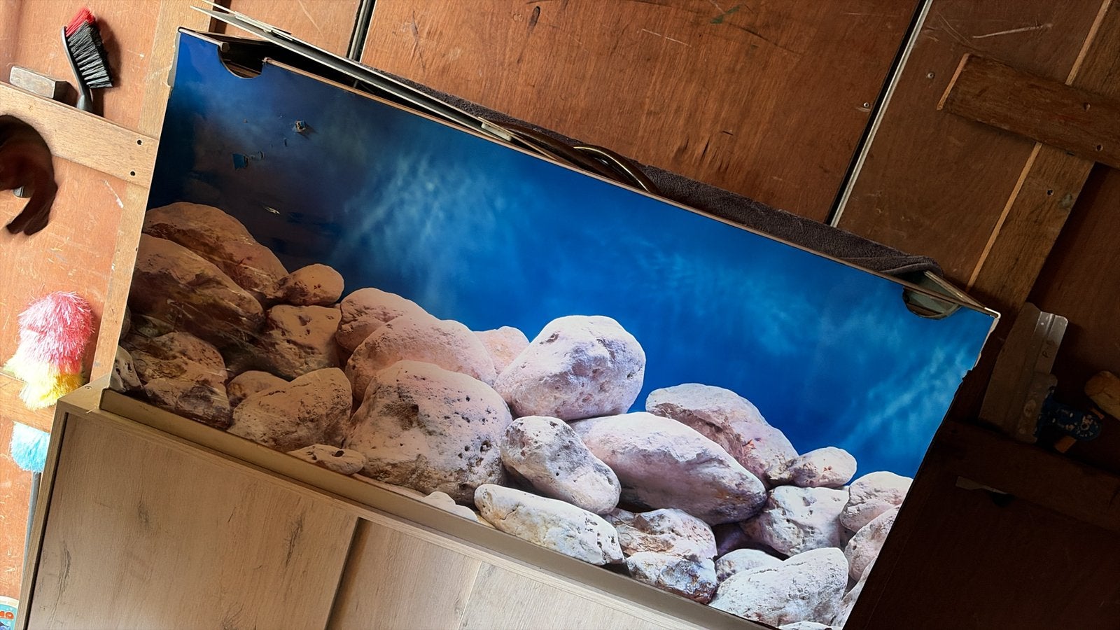 Aquarium avec meuble à vendre, Animaux & Accessoires, Pompe, Enlèvement, Autres marques, Meuble d'aquarium