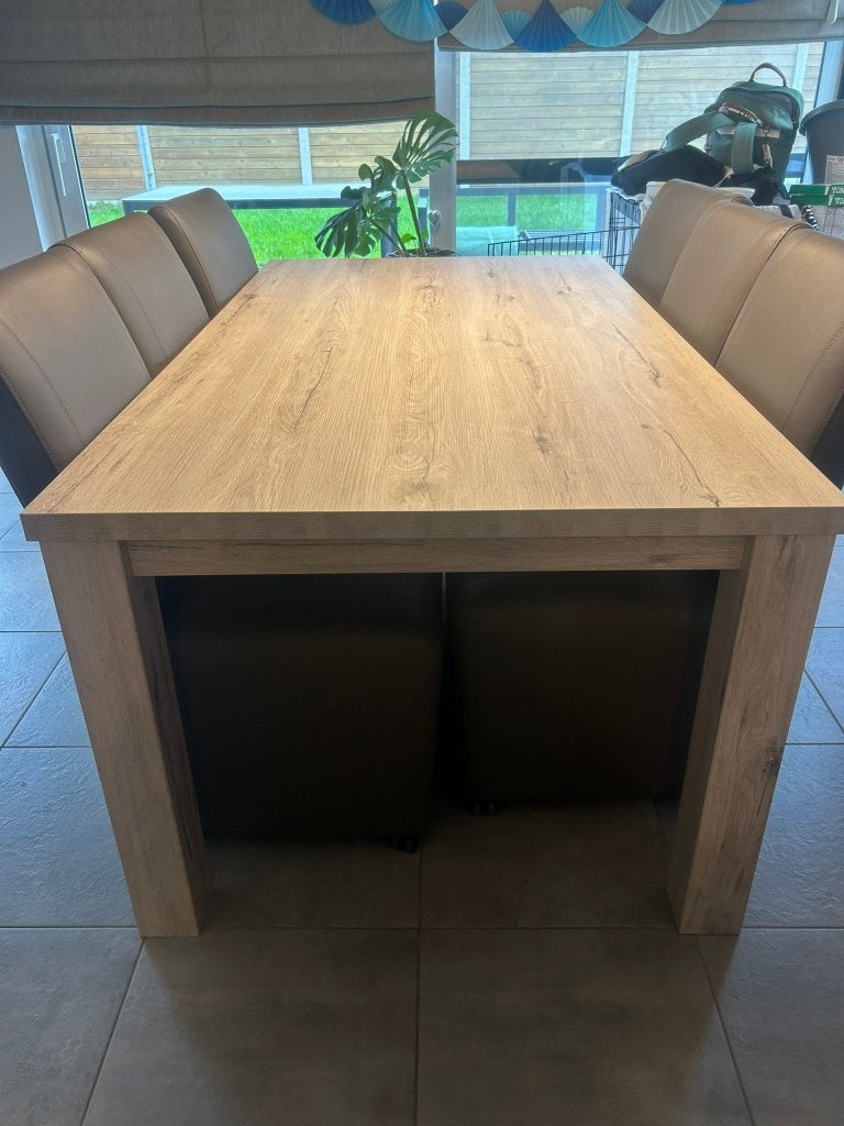 Table à manger en bois, Maison & Meubles, Tables | Tables à manger, 150 à 200 cm, Cinq personnes ou plus, 100 à 150 cm, Enlèvement
