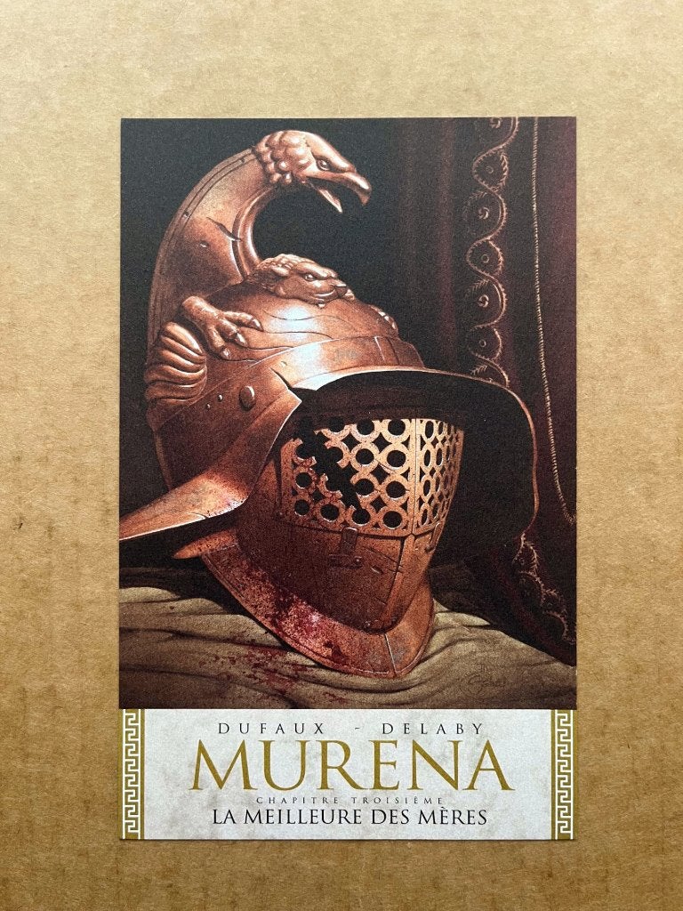 Murena - Ex-libris - Casque de mirmillon - Dargaud - Delaby, Livres, Envoi