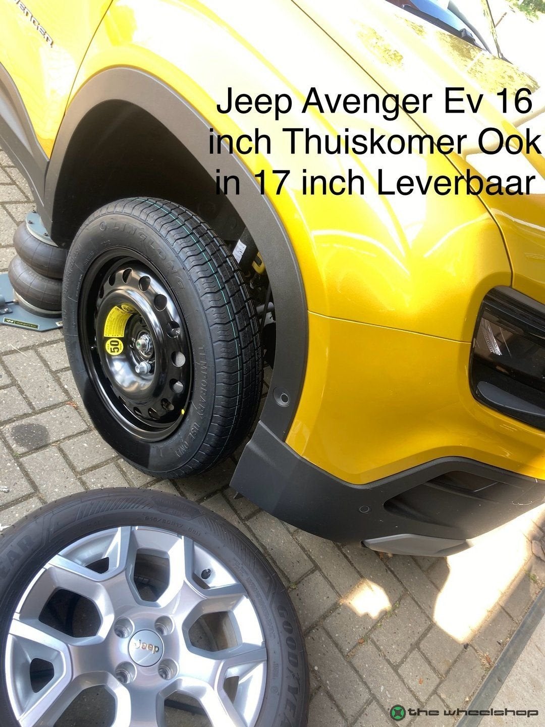 Reservewiel Thuiskomer Origineel 16 inch OEM PSA P2008 Opel, Gebruikt, -, Banden en Velgen, Ophalen of Verzenden
